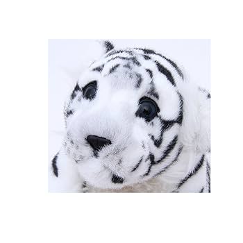 Amazon.co.jp: 動物ぬいぐるみ (全長約40cm) ホワイトタイガー